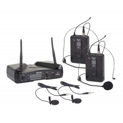 EIKON WM300DH EIKON 8032496468394 China ST 1 6 Discontinued 1 0 4 HAWA 85181000 pDUAL CHANNEL UHF WIRELESS BELT-PACK MICROPHONE 